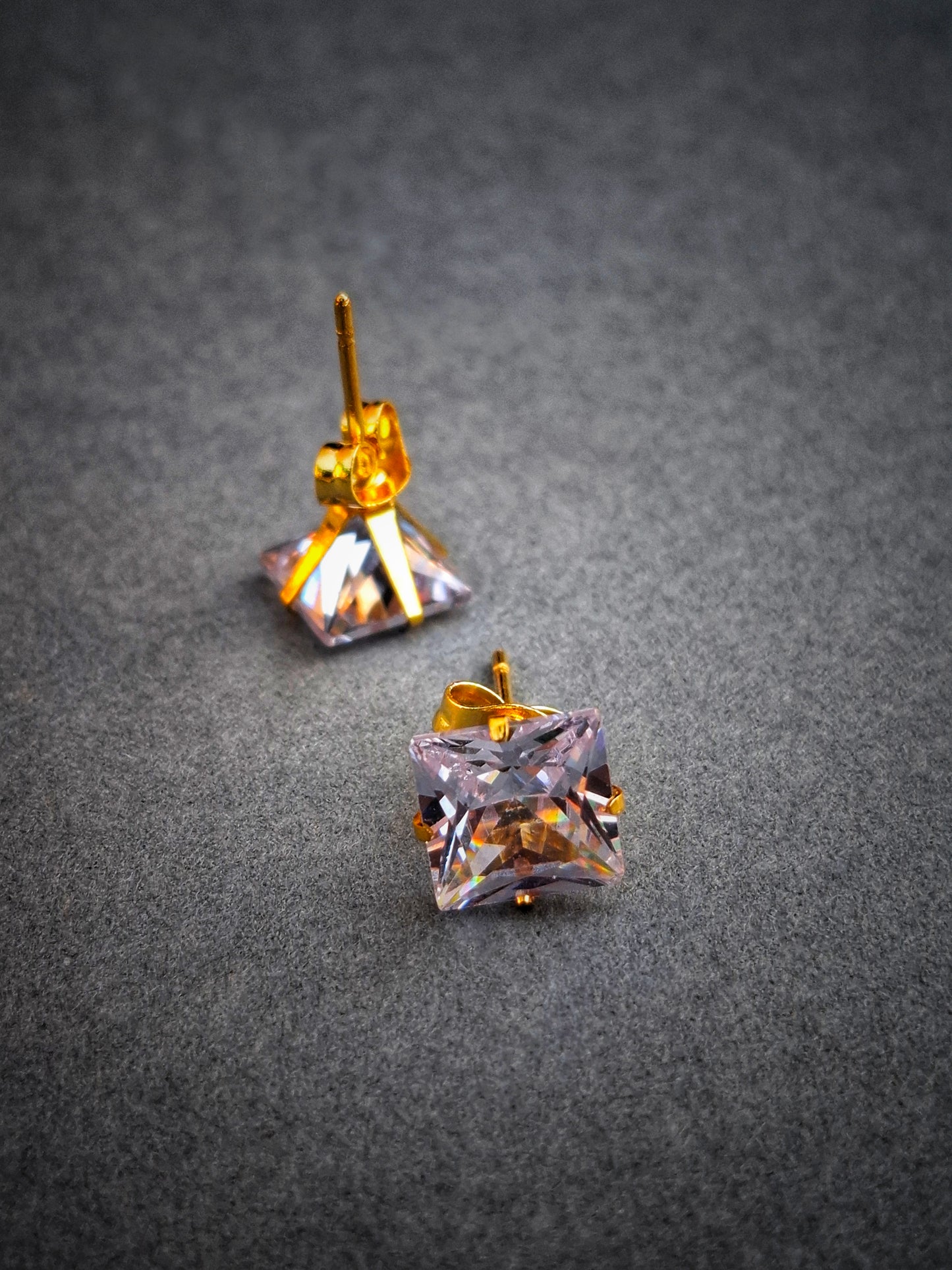 Crystal Crown Studs