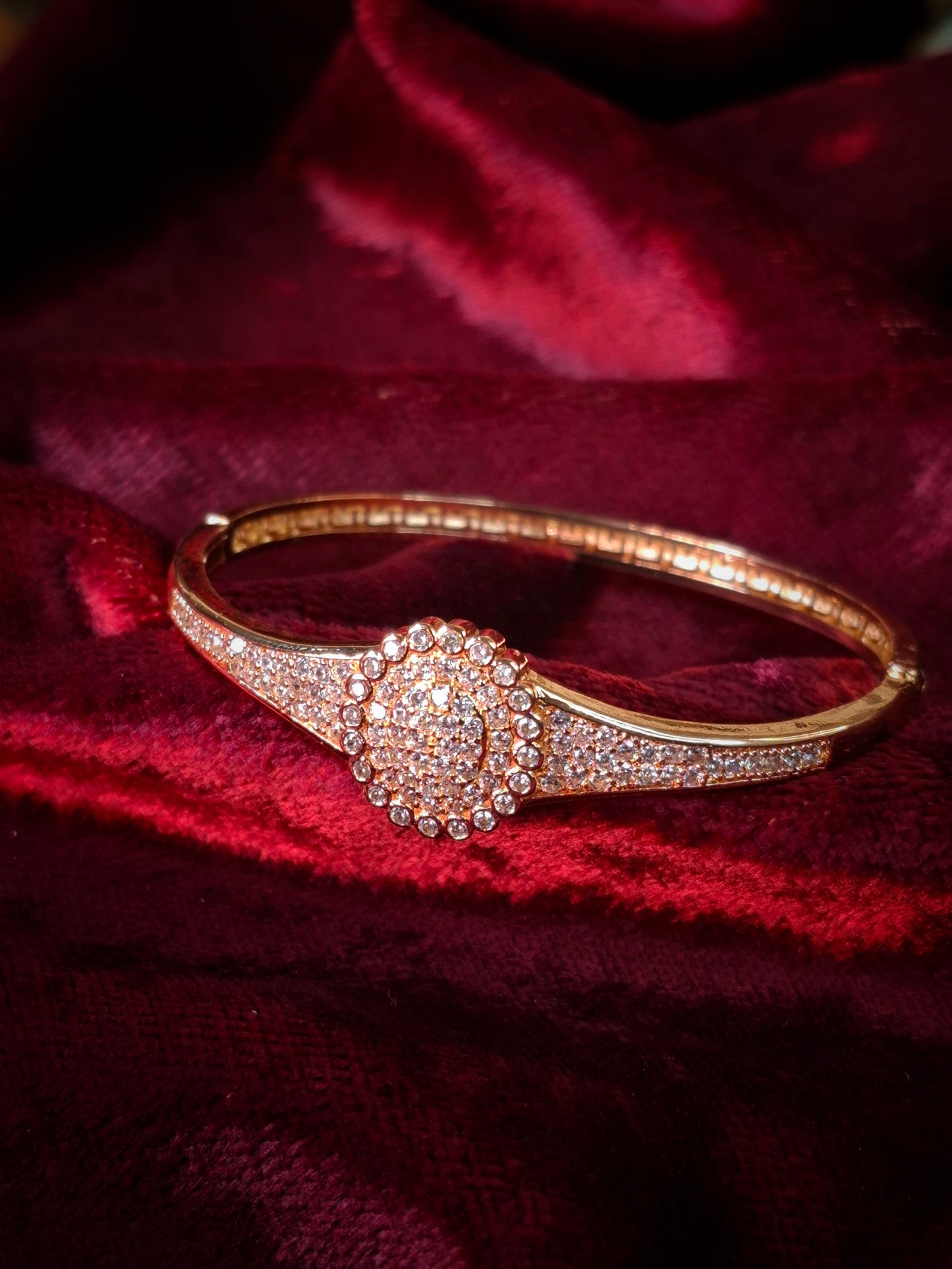 Crimson Radiance Bangle