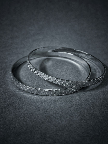Noir Elegance Bangles 4pcs