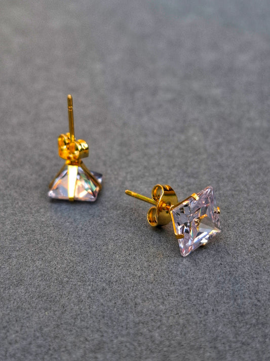 Crystal Crown Studs