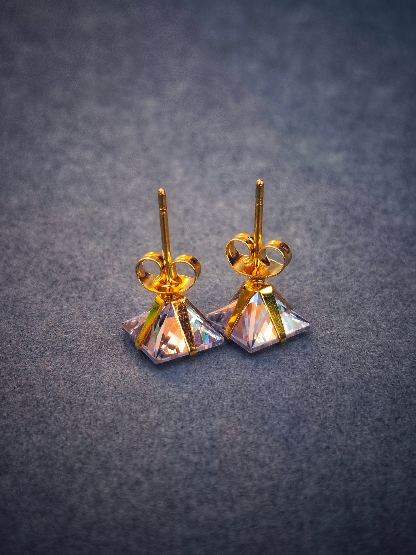 Crystal Crown Studs